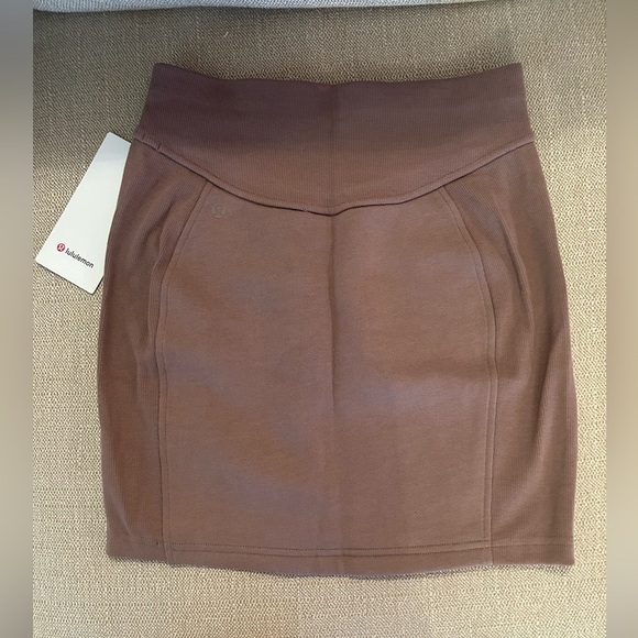 lululemon athletica Taupe High-Rise Mini Skirt-Taupetastic - Picture 4 of 4
